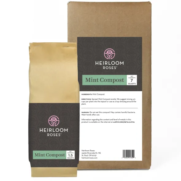 Heirloom Roses 100% Natural Mint Compost Sale
