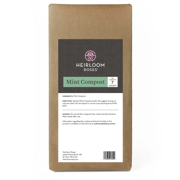 Heirloom Roses 100% Natural Mint Compost Sale