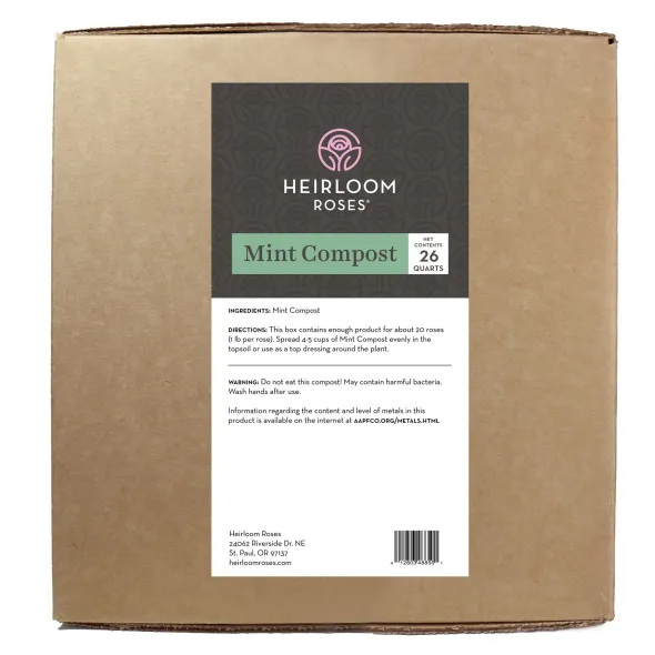 Heirloom Roses 100% Natural Mint Compost Sale
