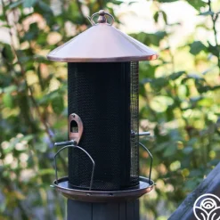 Heirloom Roses Copper Bird Feeder Discount