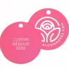 Heirloom Roses Pink Custom Plant Tag With Your Own Message Outlet
