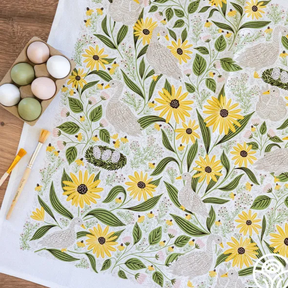 Heirloom Roses Tea Towels New